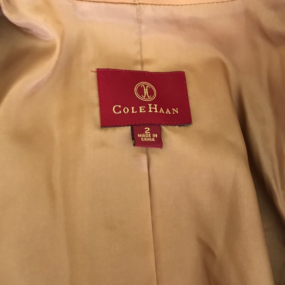 Cole haan vintage lambskin leather jacket 2 - Picture 3 of 4